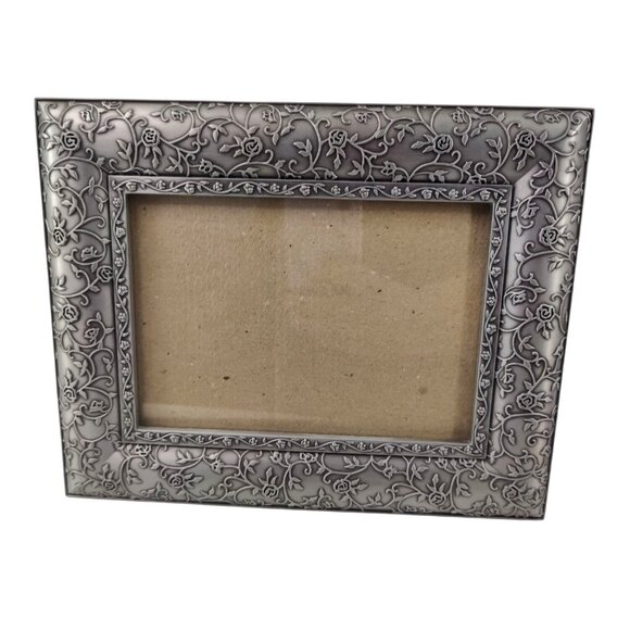 Malden Other - Malden Metal Silver Floral 5x7 Picture Frame